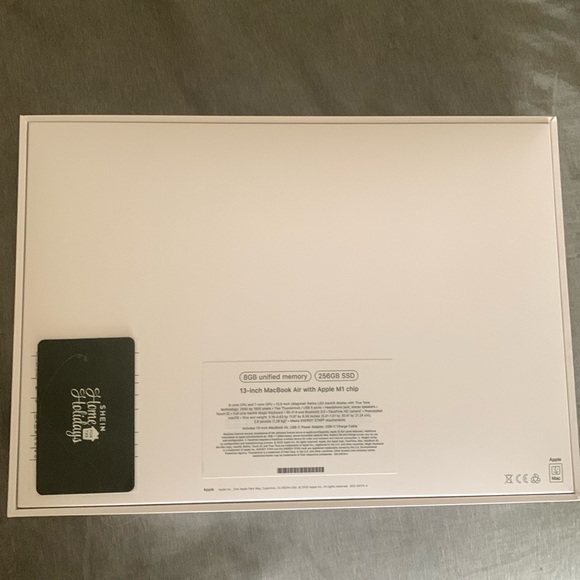 Empty Box for Apple Mac book Air 13 inch- Box Only - Picture 2 of 3